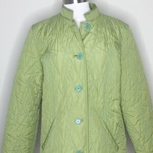 Platinum Utex International || Quilted Coat: L